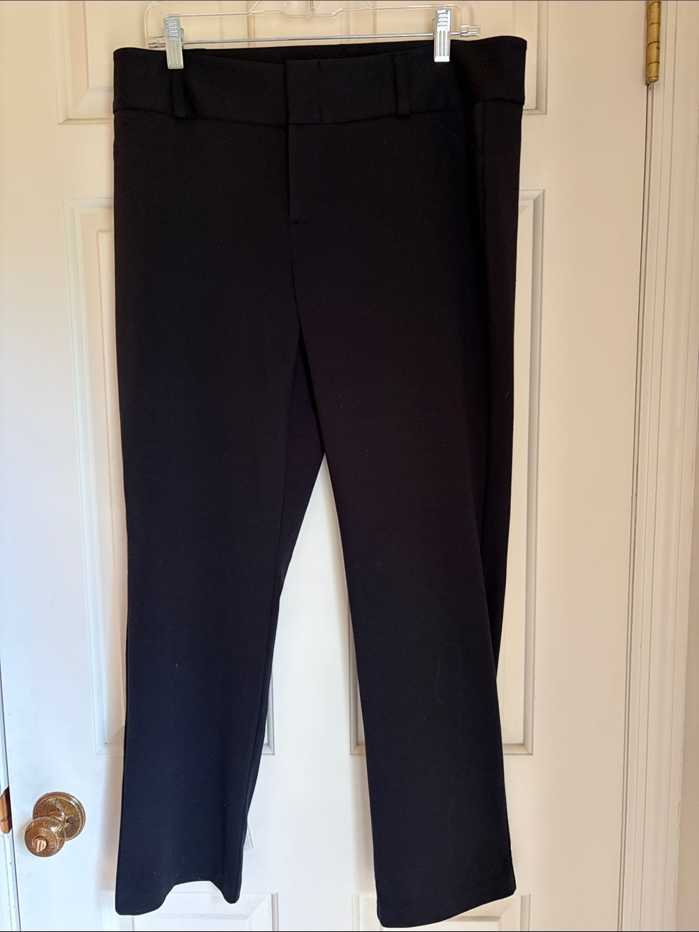 MICHAEL Michael Kors Black Women's Straight-Leg Dress Trousers